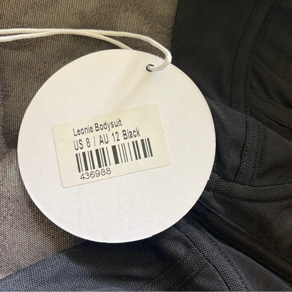 Leonie black Princess Polly mesh bodysuit NWT - Picture 2 of 6